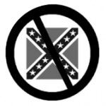 No to the Confederate Flag! No to racist provocations!